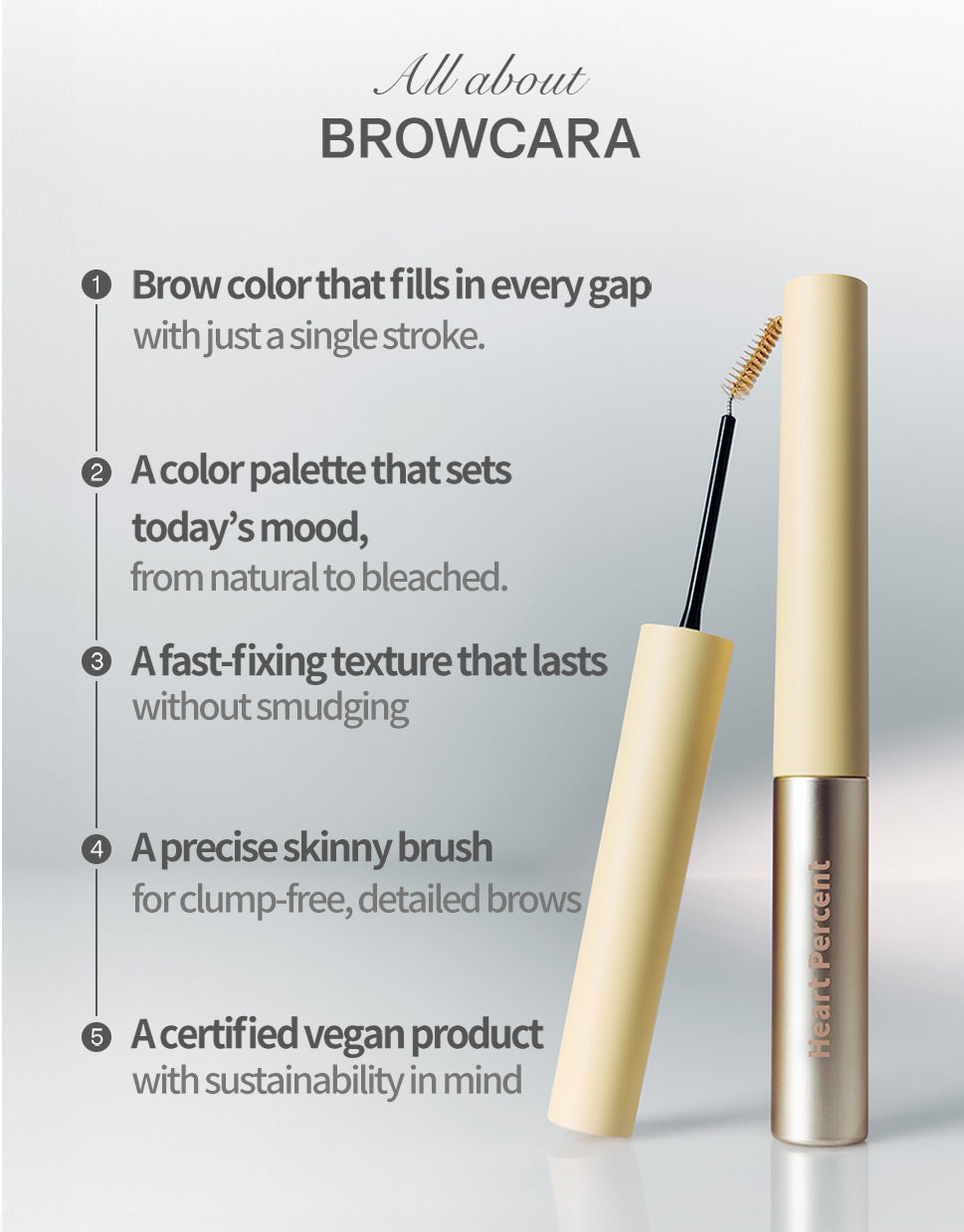 Heart Percent Dote On Mood Fake-Up Browcara, 3g