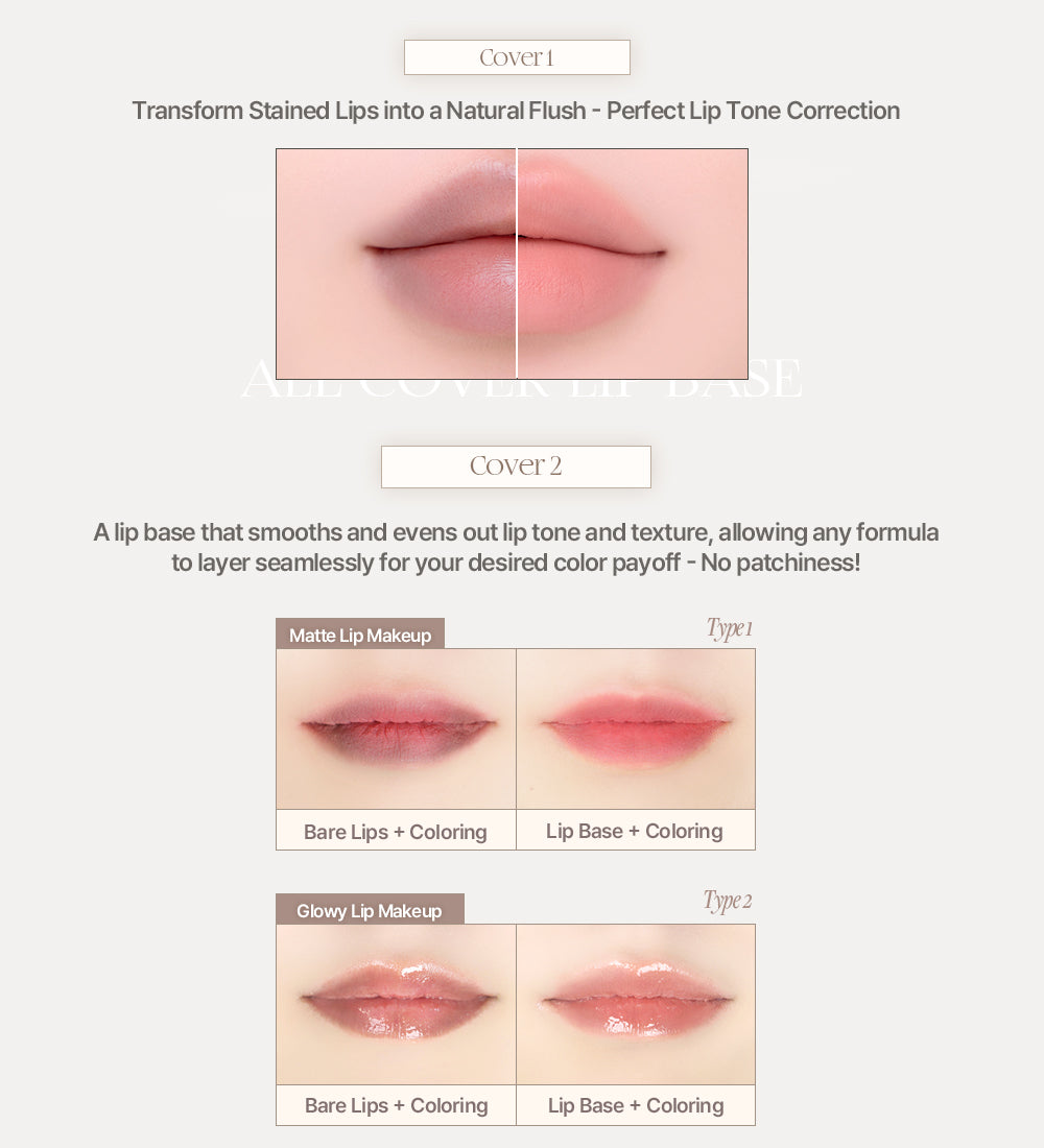 Heart Percent Dote On Mood All Cover Lip Base, 4.1g