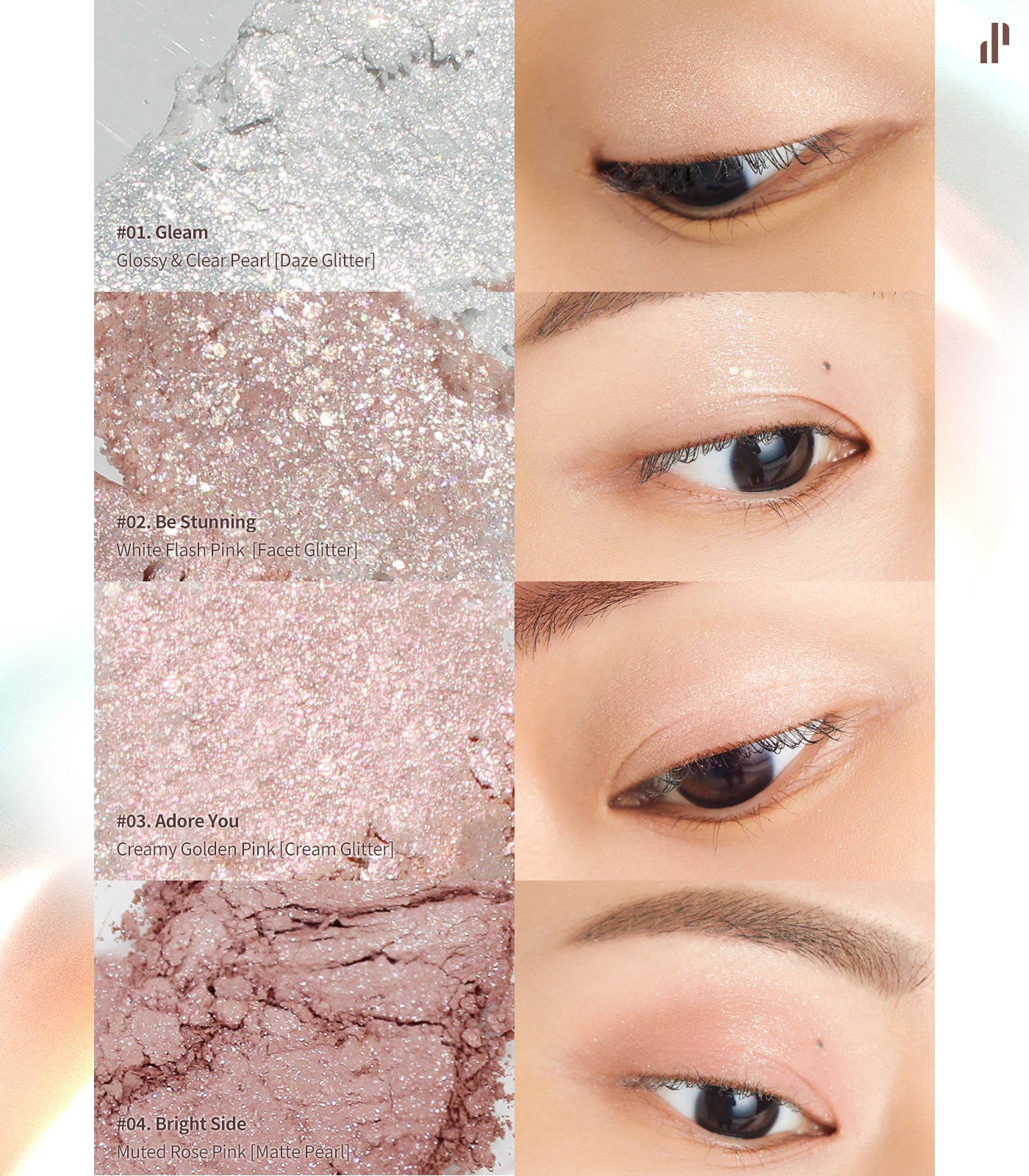 Heart Percent Dote On Mood Eye Palette, 05 Daze Facets