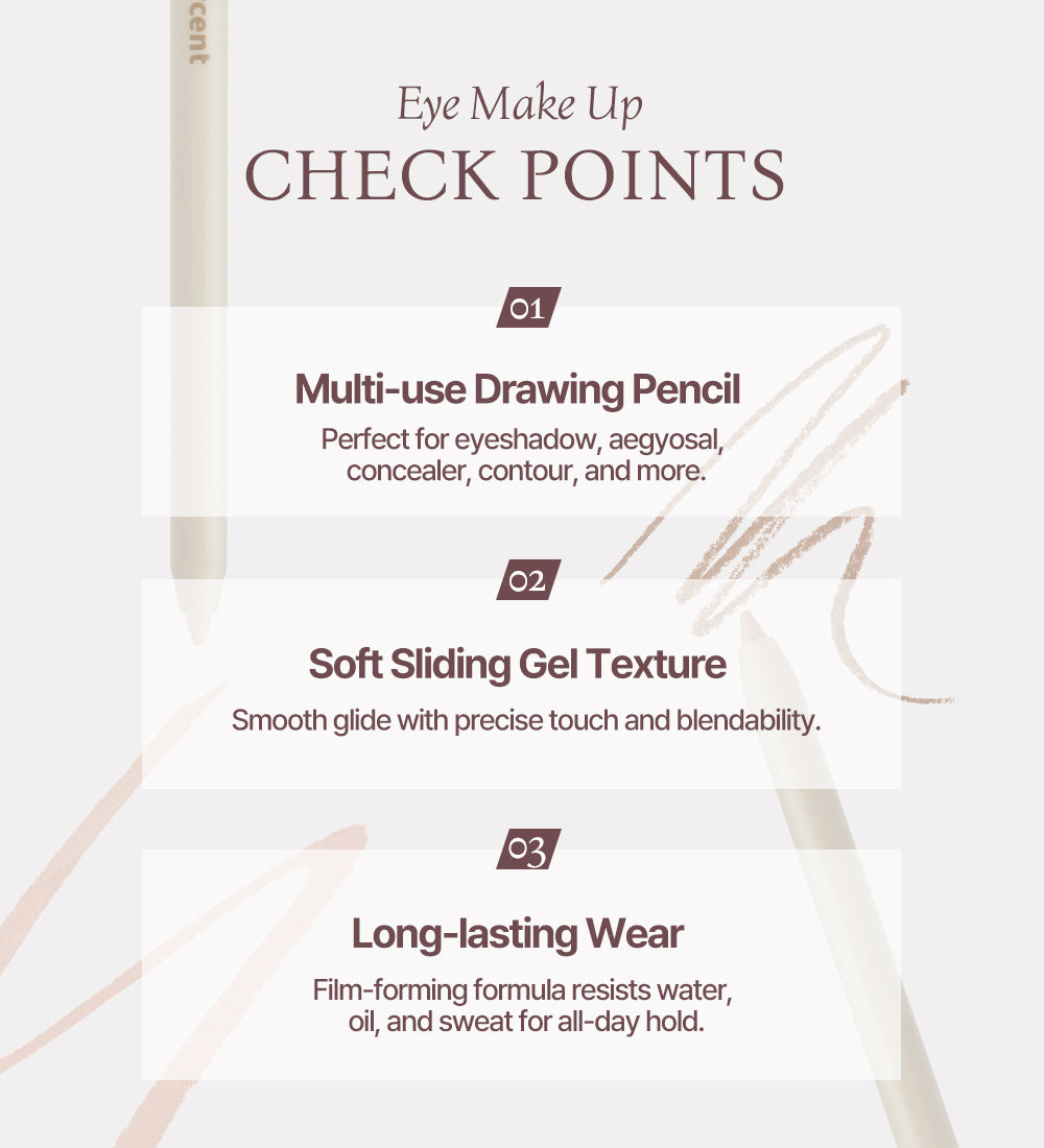 Heart Percent Dote On Mood Gel Eyeliner Pencil, 0.5g