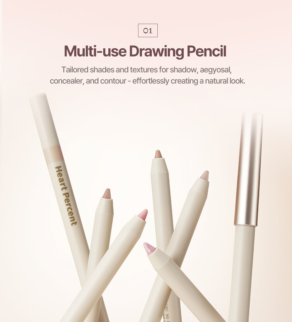 Heart Percent Dote On Mood Gel Eyeliner Pencil, 0.5g