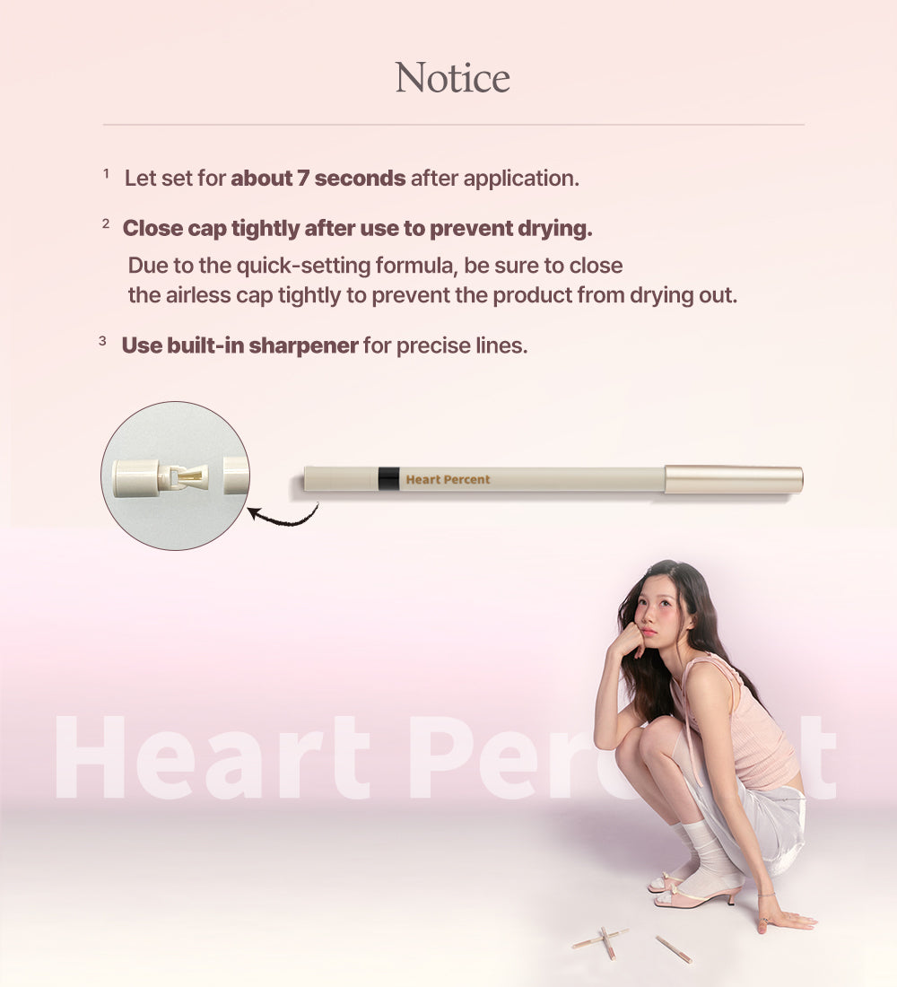 Heart Percent Dote On Mood Gel Eyeliner Pencil, 0.5g