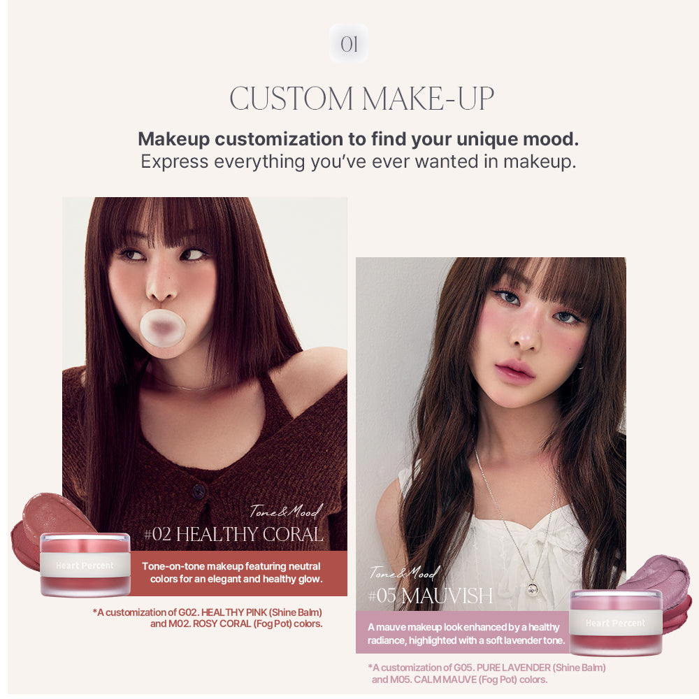 Heart Percent Dote on Mood Custome Lip & Cheek