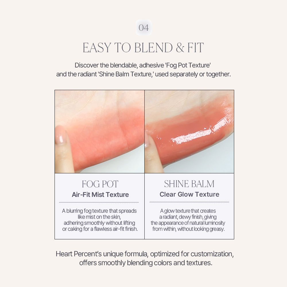 Heart Percent Dote on Mood Custome Lip & Cheek
