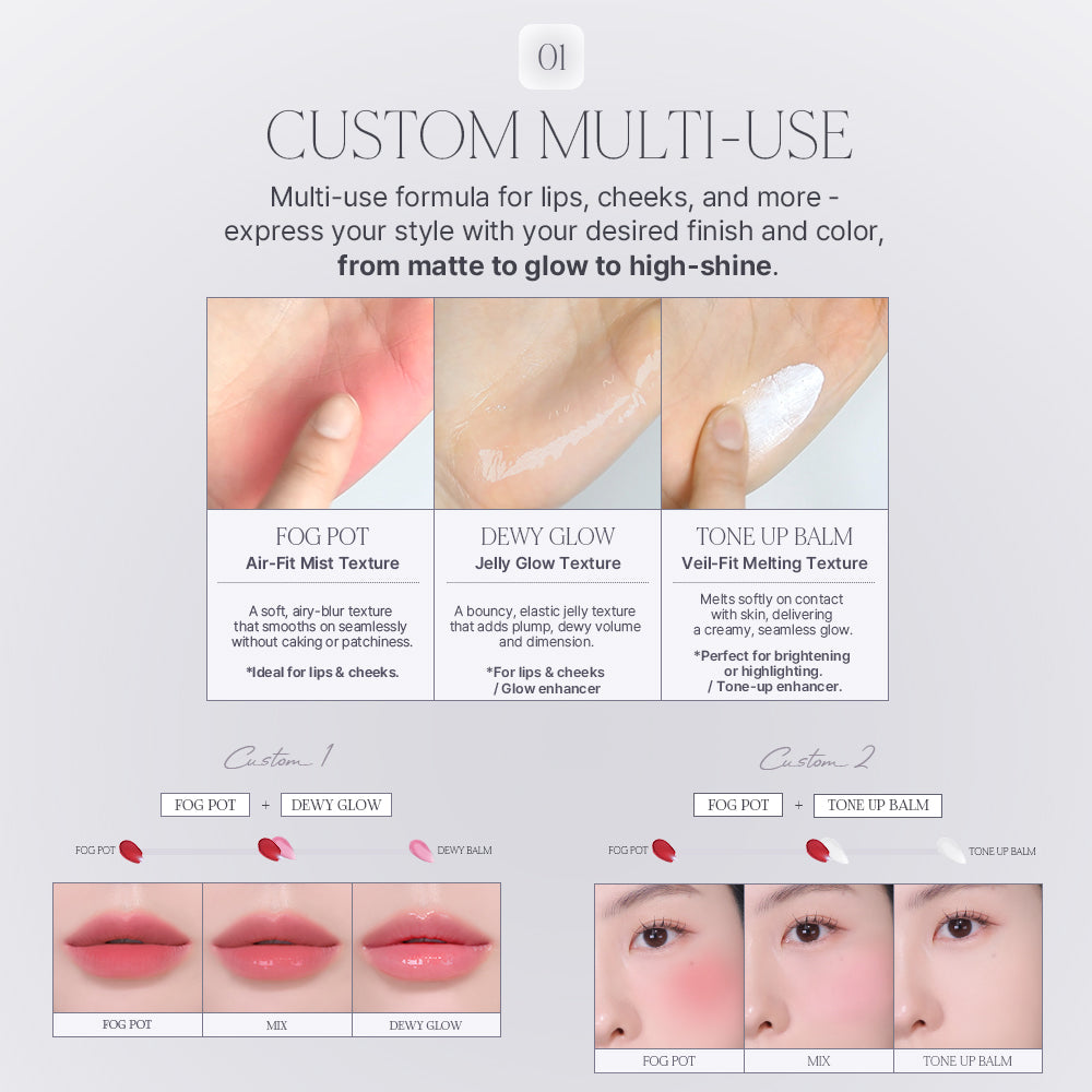 Heart Percent Dote on Mood Custome Lip & Cheek (Single)
