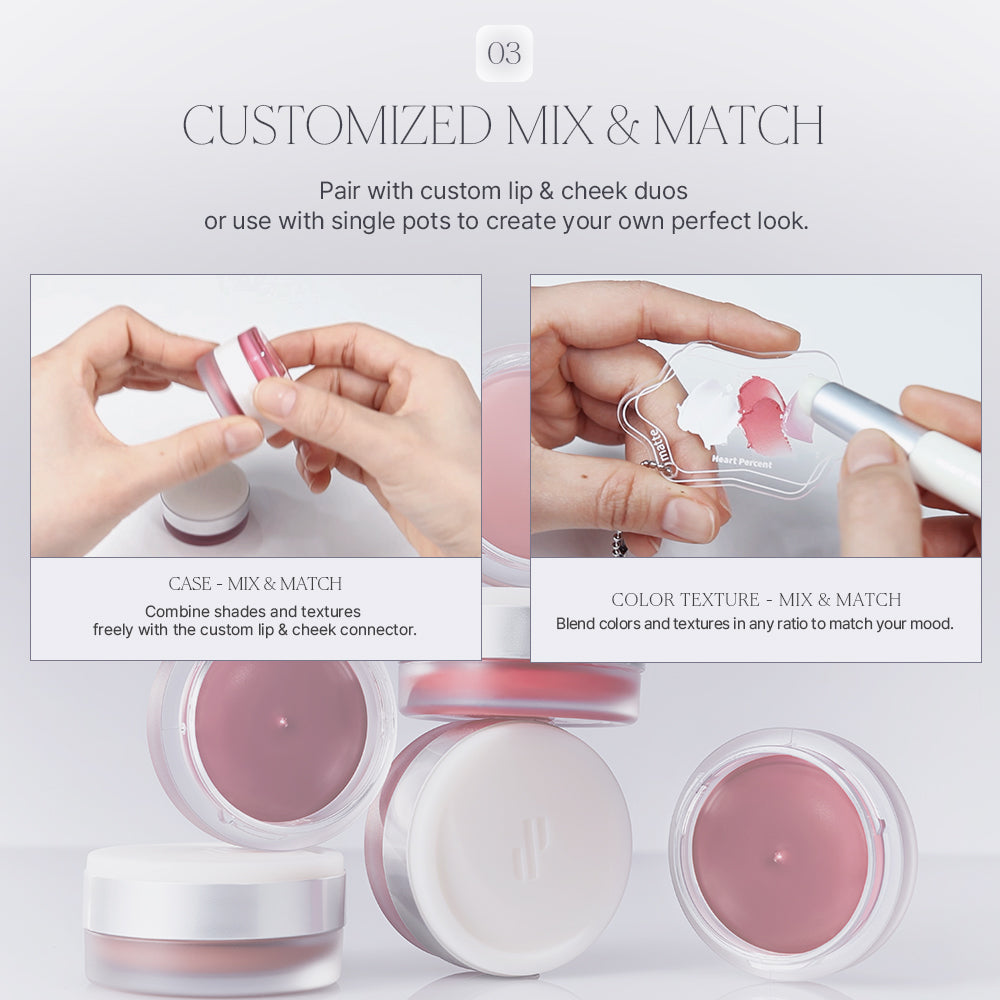 Heart Percent Dote on Mood Custome Lip & Cheek (Single)