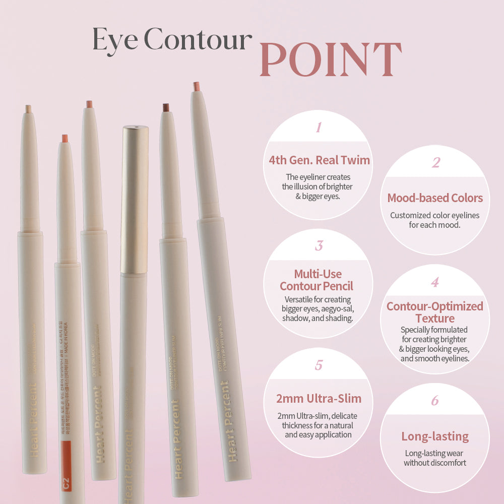 Heart Percent Dote on Mood Contour Eyeliner Slim