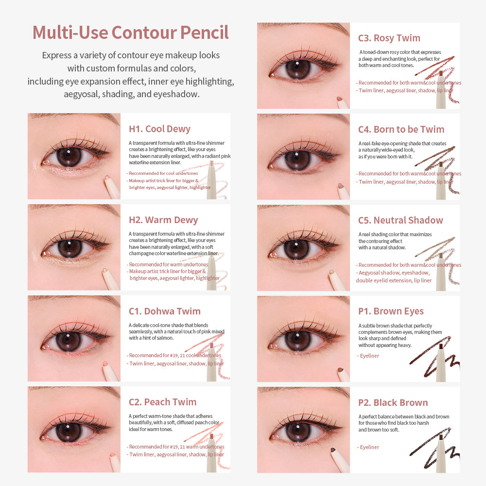 Heart Percent Dote on Mood Contour Eyeliner Slim