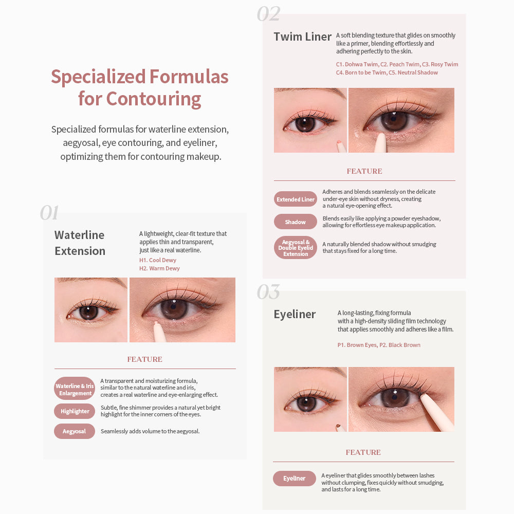 Heart Percent Dote on Mood Contour Eyeliner Slim