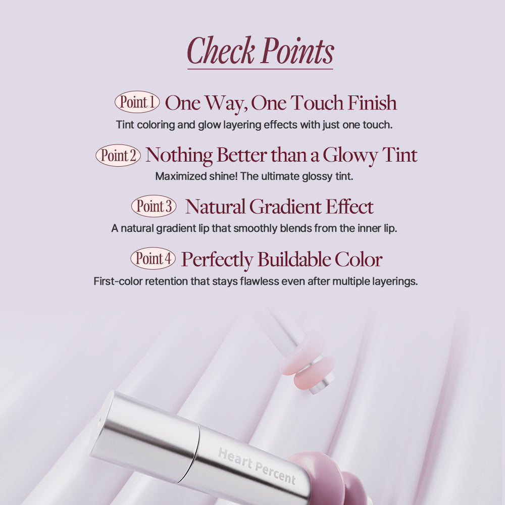 Heart Percent Dote On Mood One Way Glowy Tint, 4g