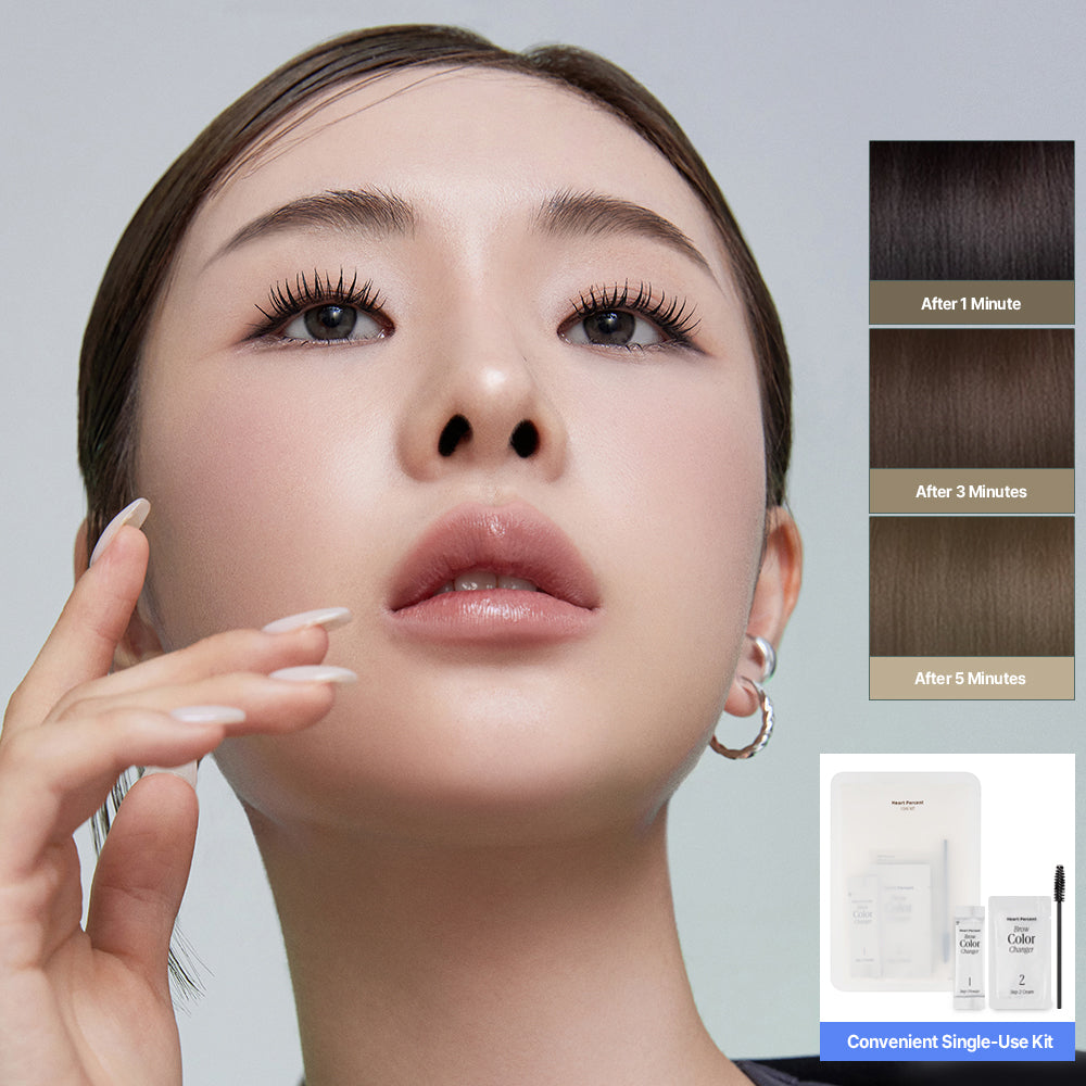 Heart Percent Brow Color Changer Eyebrow Bleach Kit (Single Use)