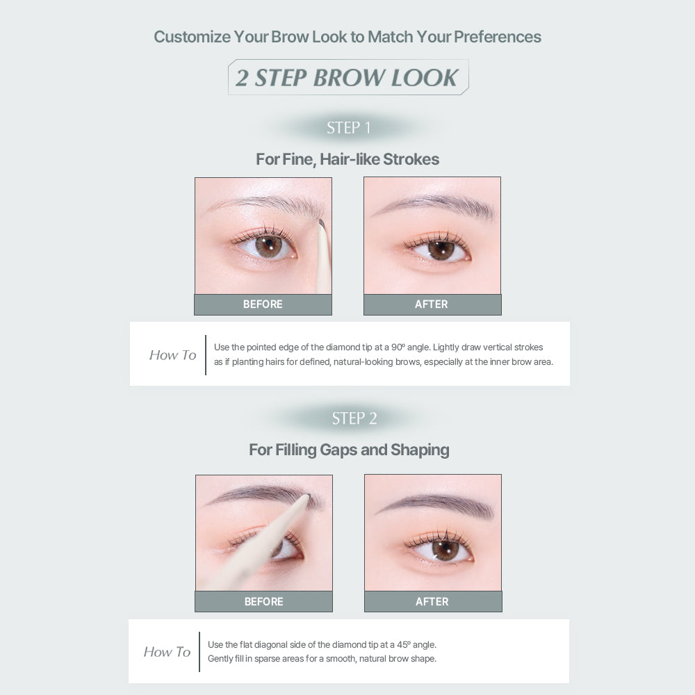 Heart Percent Dote on Mood Edge & Flat Eyebrow Pencil