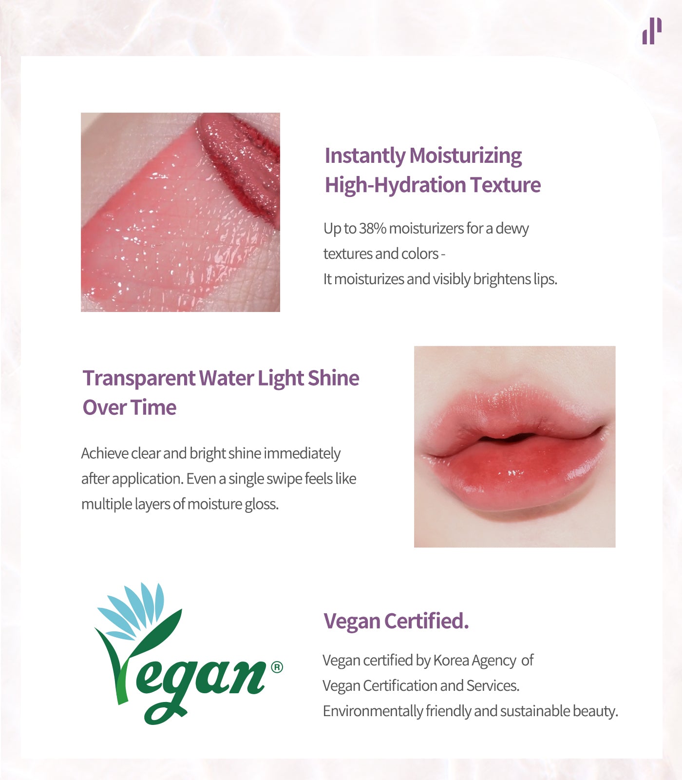 Heart Percent Dote On Mood Pure Glow Tint, 6.8g