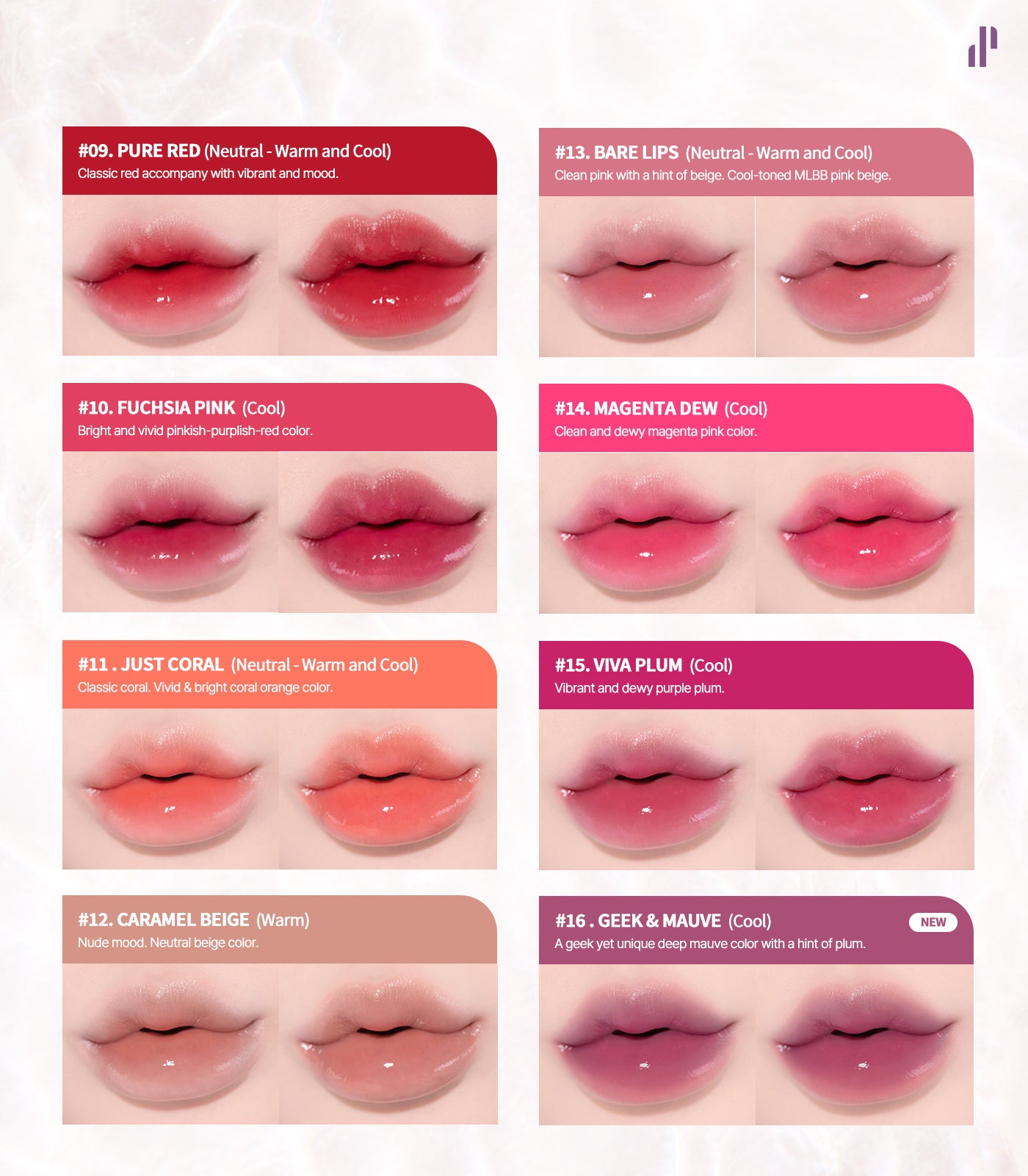 Heart Percent Dote On Mood Pure Glow Tint, 6.8g