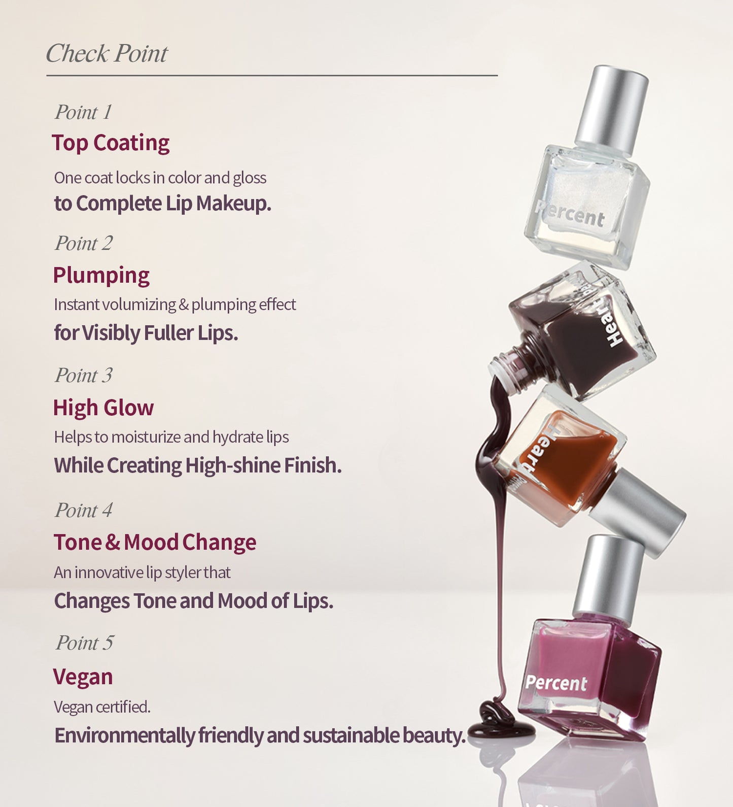Heart Percent Dote On Mood Top Coating Lip Plumper