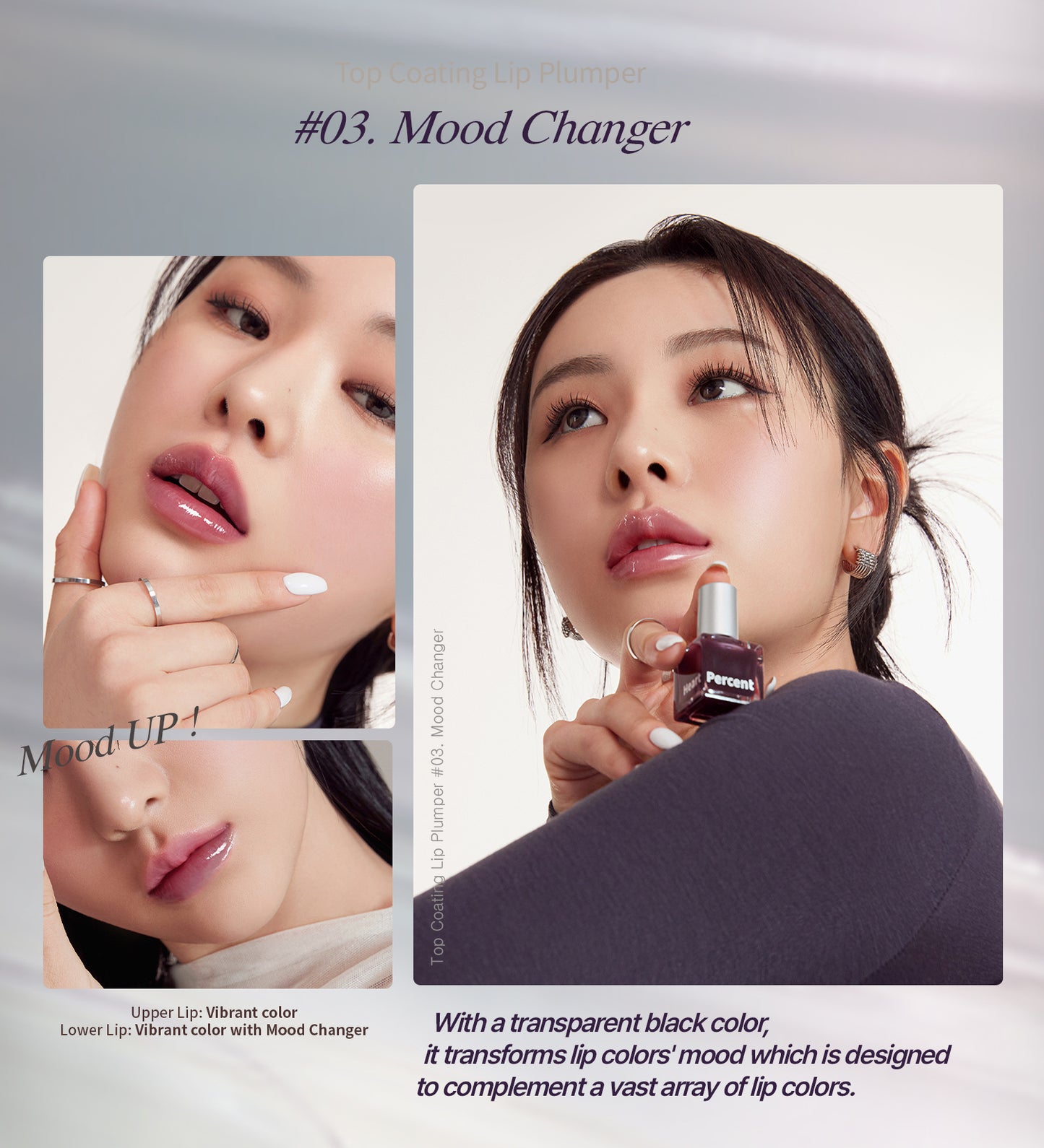Heart Percent Dote On Mood Top Coating Lip Plumper