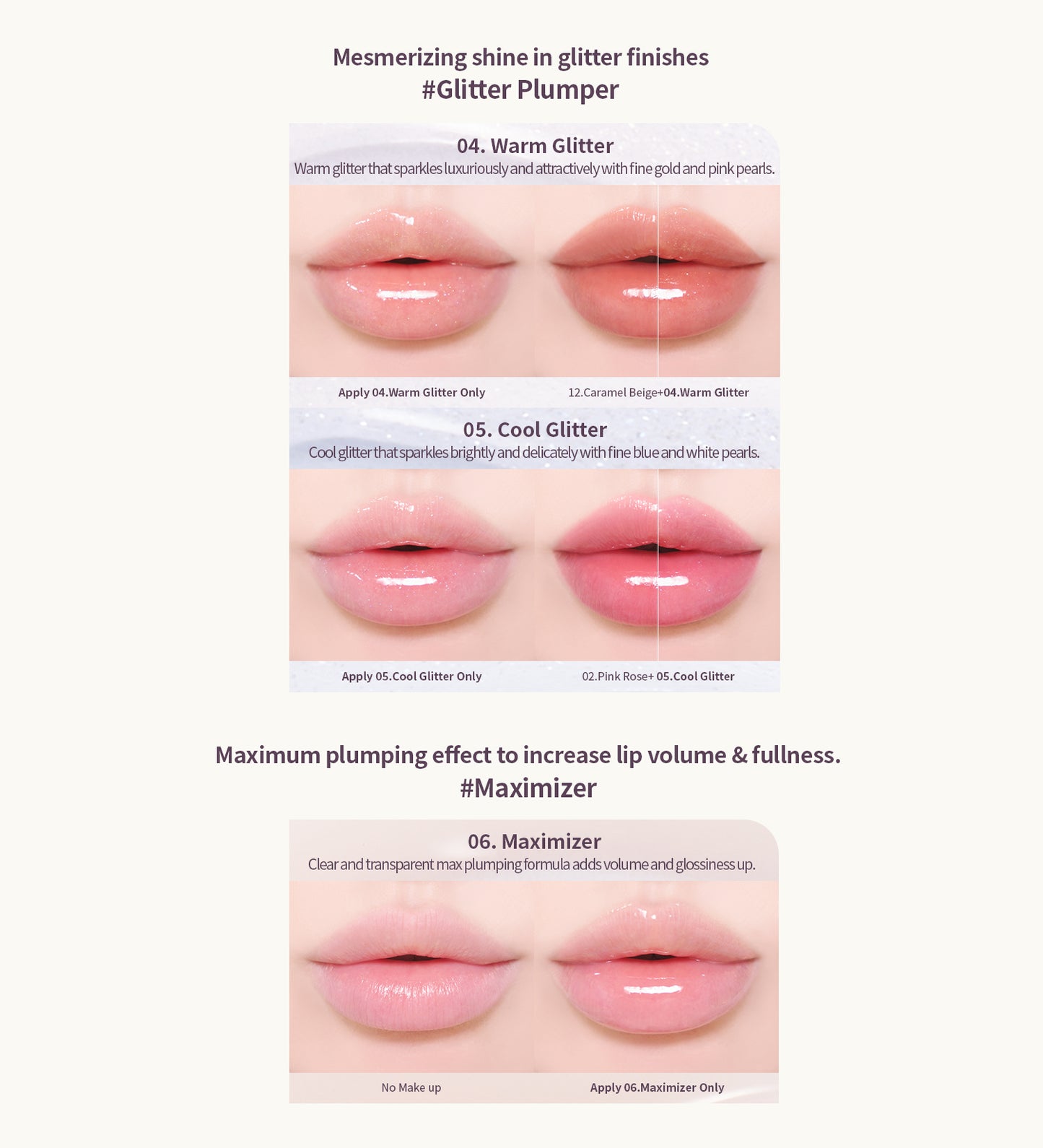 Heart Percent Dote On Mood Top Coating Lip Plumper