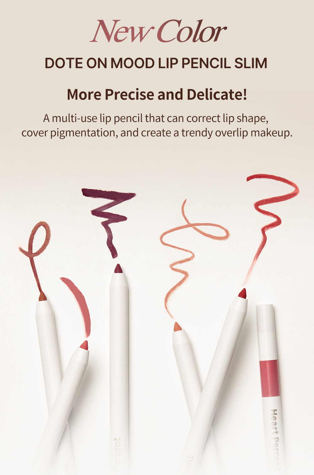 Heart Percent Dote On Mood Lip Pencil Slim