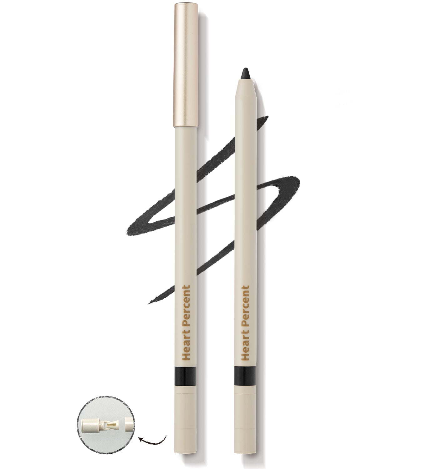 Heart Percent Dote On Mood Gel Eyeliner Pencil, 0.5g