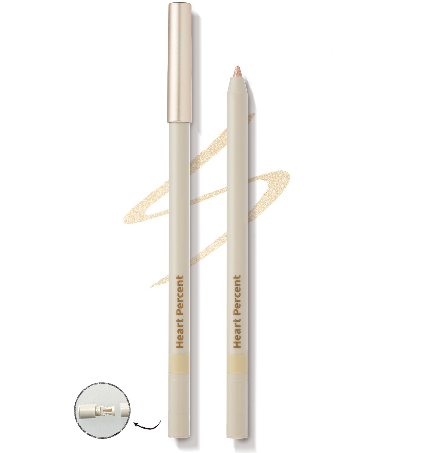 Heart Percent Dote On Mood Gel Eyeliner Pencil, 0.5g
