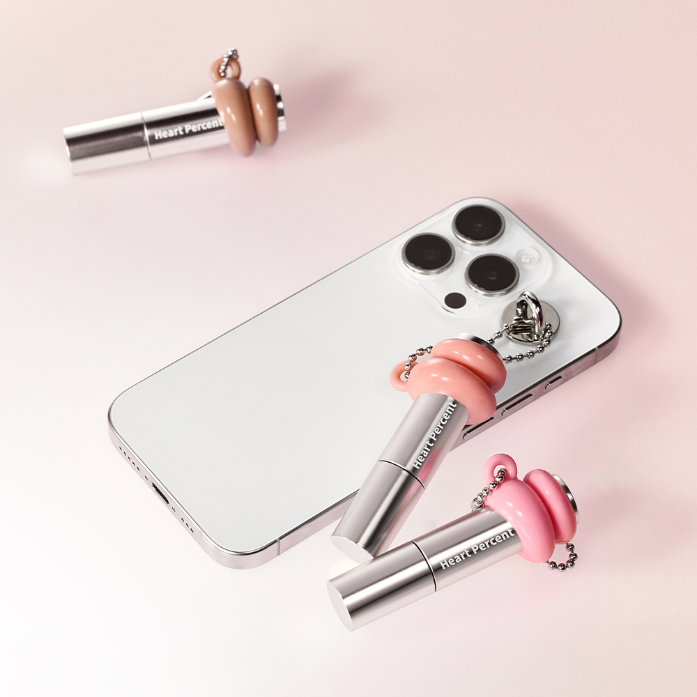 Heart Percent Dote On Mood One Way Glowy Tint Mini+Key Ring, 2g