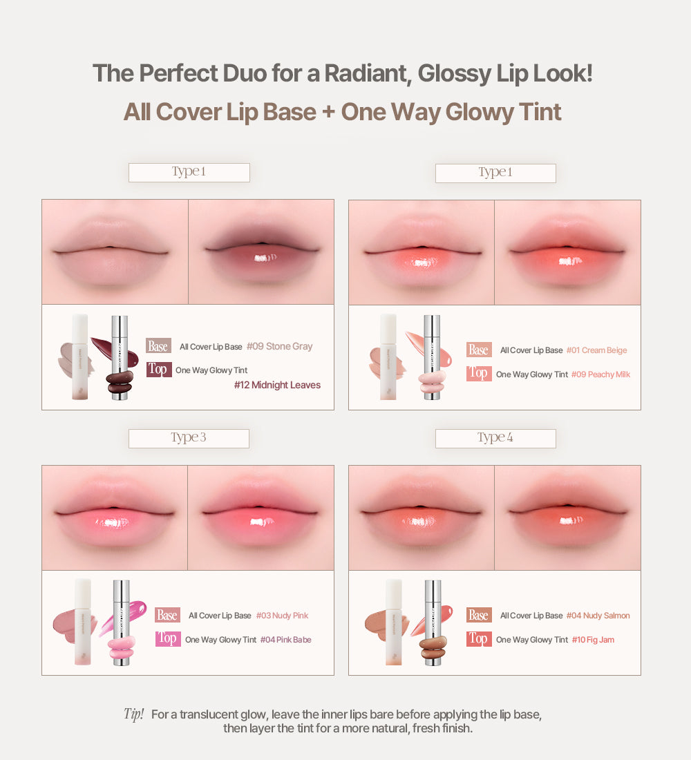 Heart Percent Dote On Mood All Cover Lip Base, 4.1g
