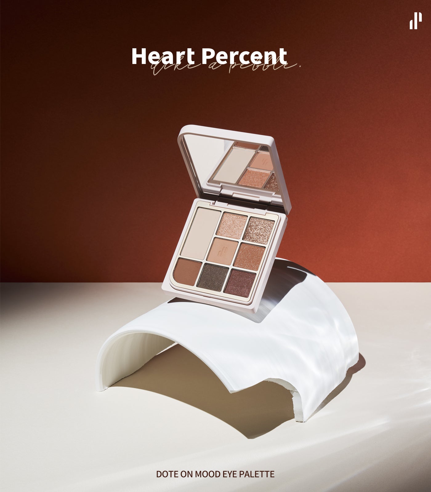 Heart Percent Dote On Mood Eye Palette, 03 Vermilion Facets