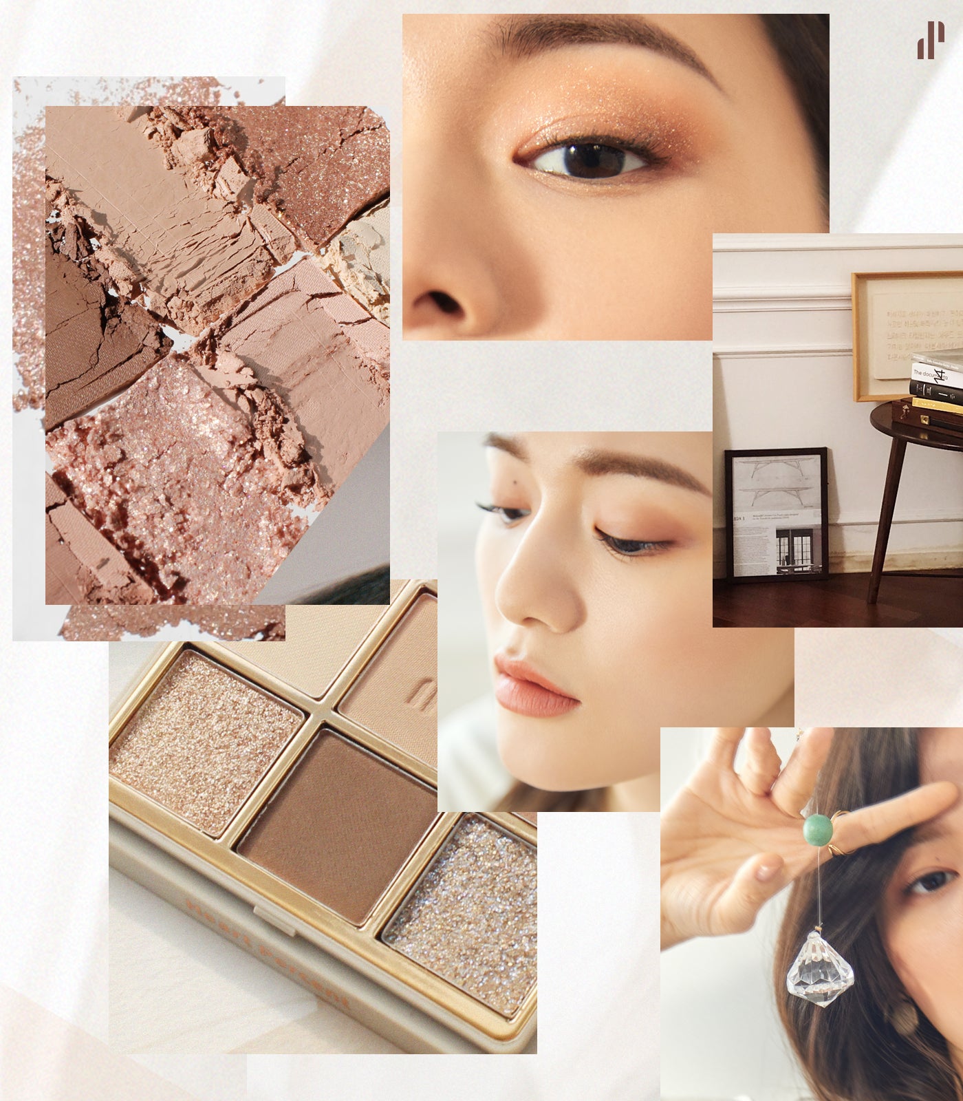 Heart Percent Dote On Mood Eye Palette, 04 Another Nude Facets
