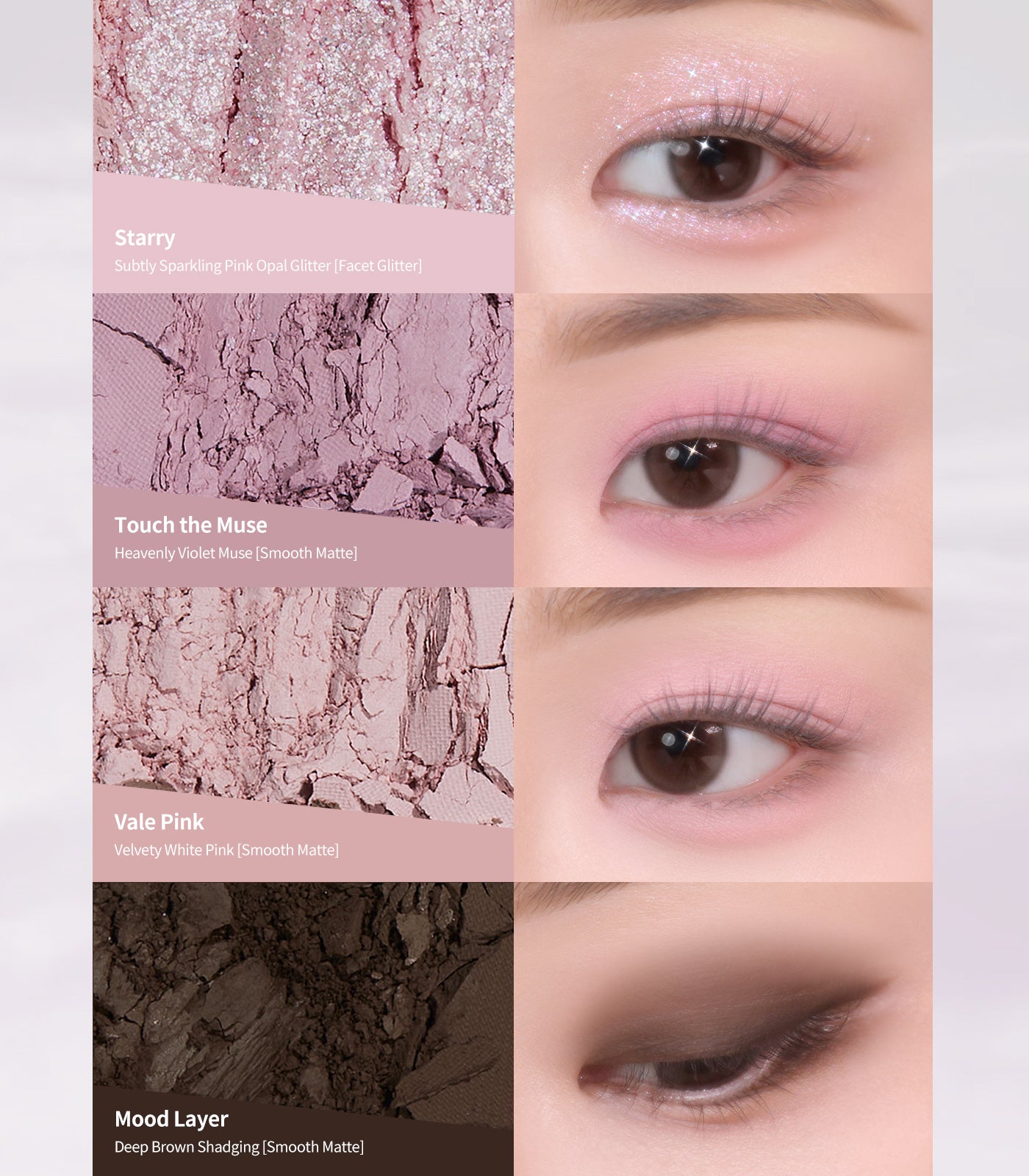 Heart Percent Dote On Mood Eye Palette, 07 Cool Muse Facets