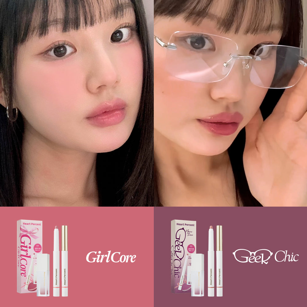 Heart Percent Dote On Mood Overlip Pencil & Stain Duo Set *Limited Editon*
