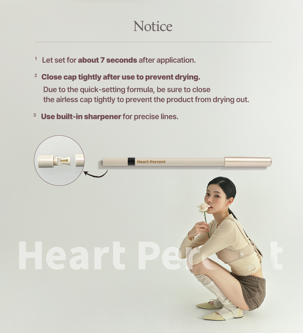 Heart Percent Dote On Mood Gel Eyeliner Pencil, 0.5g